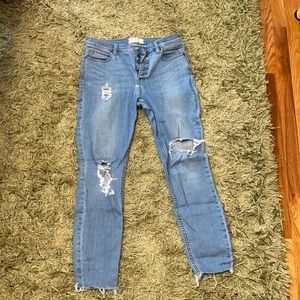 Free People Distressed Skinny
